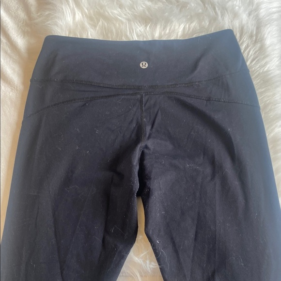 Lululemon Black Leggings Size 10 - Picture 5 of 9